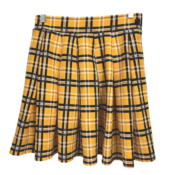 Pretty Little Thing Schoolgirl Plaid Skirt Tartan Check Pleated Tennis Skater - Picture 3 of 15
